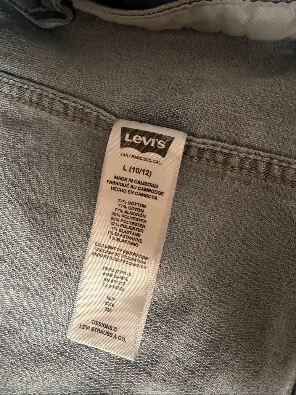 Girls Levi Jean Jacket